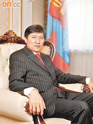 蒙古總理巴特包勒德下周一將率領代表團來港出席蒙古企業上市研討會。