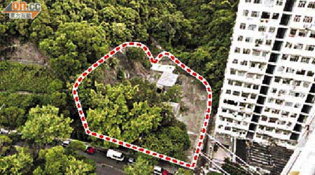 柴灣連城道中小型住宅地（紅色虛線內）落實於下月二十九日拍賣。