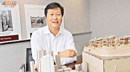 豐泰朱惠德表示，公司員工大部分具建築及物業測量經驗。	（胡耀威攝）