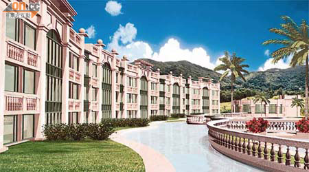 盈峰翠邸單位全為面積逾千方呎的三房戶。