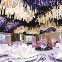 大型宴會廳設計及裝修均具酒店氣派。