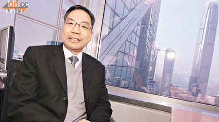 溫兆華指，今年香港銀團貸款市場金額可再創歷史新高。	（何天成攝）