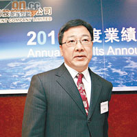 哈動總經理吳偉章指，公司發展核電設備方針不變。（孫冰玉攝）