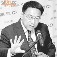 屈宏斌說，地方債務可控，應盡快容許地方政府發行地方債。（潘國禮攝）