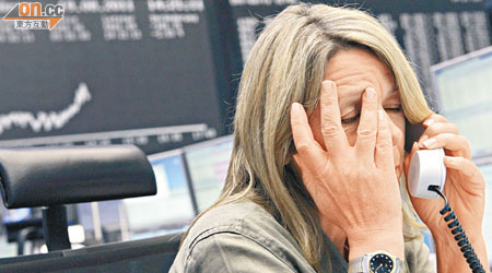 重  創<BR>經濟恐慌拖累全球股市，德股上周重挫。