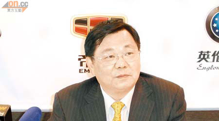 吉汽行政總裁桂生悅有信心下半年的銷售表現，會較上半年為佳。