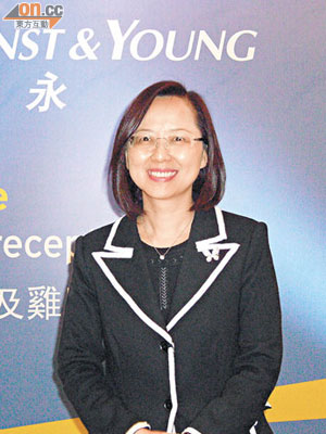 安永陳瑞娟表示，明年計劃增聘400人手。