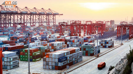 歐美經濟放緩影響中國出口收益。