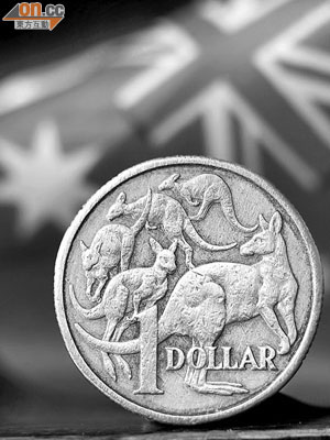 澳洲經濟前景未許樂觀，拖累澳元匯價偏軟。