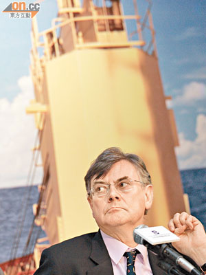 太平洋航運宣布出售六艘滾裝貨船。圖為主席唐寶麟。（資料圖片）