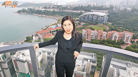 香港興業陳秀珍表示，津堤雖然已屆現樓，惟預計到明年六月才交樓予買家。（高嘉業攝）