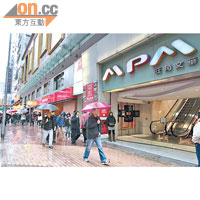 大鴻輝早前購入的旺角文華大型商場，屬合作項目。