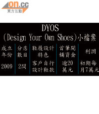 DYOS（Design Your Own Shoes）小檔案