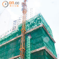 荃灣DAN6 工廈樓花項目可供發售樓層約17層，預計最快明年十一月入伙。