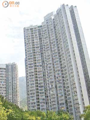 耀安邨近日獲承租的高層單位，實用呎租約22.1元。