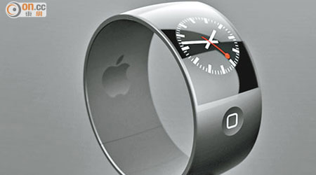 網上流傳的Apple iWatch假想圖。