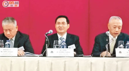 神華能源副董事長凌文（右）表示，母公司注資會考慮對股東利益最大化。