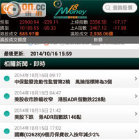 股份相關新聞<br>相關新聞幫助用家查閱更多資訊