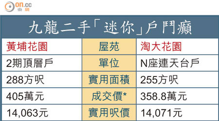 九龍二手「迷你」戶鬥癲