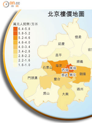 北京樓價地圖