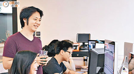 顏林胤（左上）有信心Bindo在香港會成功，因為該系統有先行優勢。