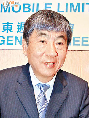 小股東提議中移董事長奚國華（圖）每人派多幾張電話卡。