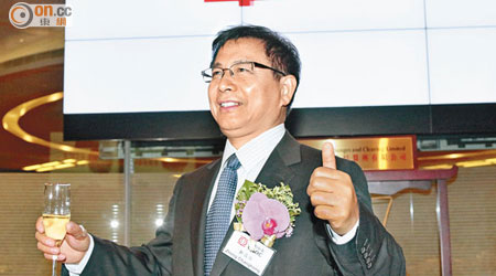 中國中車副董事長鄭昌泓表示，集團未來會繼續推動海外項目。（鄧宇航攝）