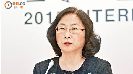 創興銀行梁高美懿指，供股後銀行資本必定有所增長。（黃知樂攝）