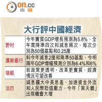 大行評中國經濟