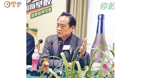 王福才指，飲品業務分拆計劃仍在做財務準備工作。