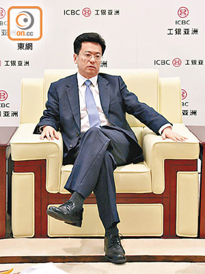 工銀亞洲姜壹盛指，今年會加大調控力度，嚴控資產質量。