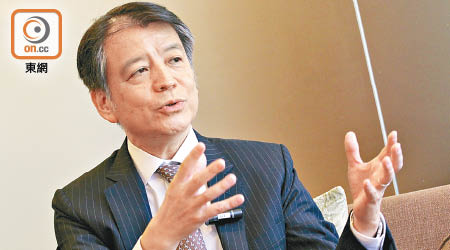 NWB松島富美雄指出，日圓走強下，香港人對投資日本樓興趣依舊濃厚。（梁耀榮攝）