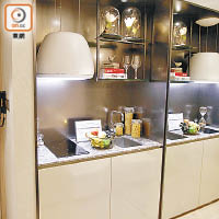 薈朗一房單位設開放式廚房。