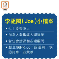 李祖閩（Joe）小檔案