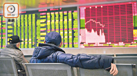 A股昨日隨亞股向下調整，滬深兩市高開後反覆收跌。