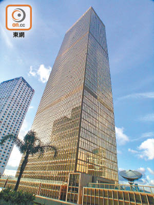 資深投資者蔡伯能持有的金鐘遠東金融中心3樓全層商業物業。