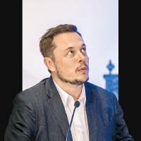 Tesla早前獲騰訊投下信任票，成為第五大股東。圖為Tesla行政總裁馬斯克。