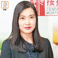 中原王美鳳稱，非固定受薪的首置人士，連同按保亦只可做最高八成按揭。（何駿軒攝）