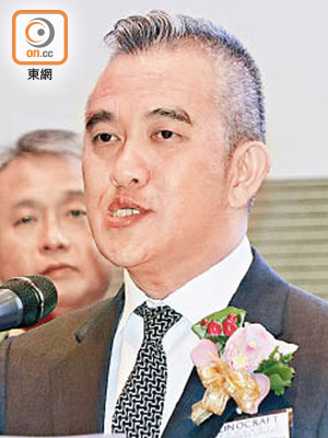 東駿陳溫才表示，將優先選擇到現有客戶所在地拓展業務。（朱晉呈攝）