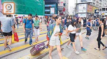 旅客量回升帶動香港零售復甦。