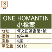 ONE HOMANTIN　小檔案