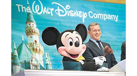 迪士尼今日推出Disney+，料大灑金錢搶奪視頻串流用戶。圖為迪士尼主席兼行政總裁艾格。（資料圖片）