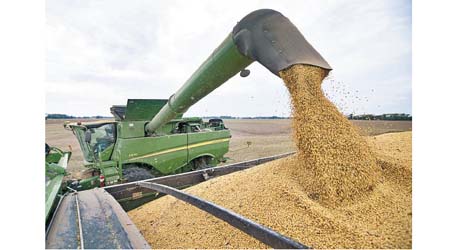 美國大豆、玉米等農作物價格被大幅推高。