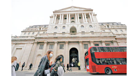 英倫銀行對當地銀行業進行壓測，結果將於夏季公布。