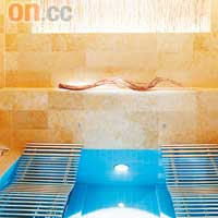 酒店內的Vitality Pool及其他水療均可在享用療程時免費盡歎。