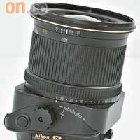 Nikon PC-E NIKKOR 24mm f/3.5D ED鏡頭售價：$18,000