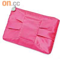 Lu Lu Guinness粉紅色化妝袋 $480（b）