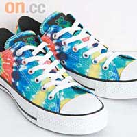 彩色Converse × Grateful Dead低筒All Star $399（D）