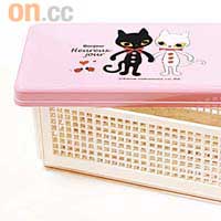粉紅×白色筷子盒 $103