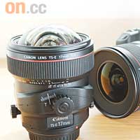 售價：$19,300（TS-E 17mm f/4L）、$17,000（TS-E 24mm f/3.5L Ⅱ）